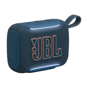 JBL Go 5, Enceinte Bluetooth Ultra‑Portable, Étanche, Bleu | Puissant JBL Pro Sound, AirTouch Pairing, Auracast, Éclairage Ambie