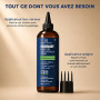 Botanic Hearth Huile de romarin cheveux 198ml | Avec Biotine, Huile de Ricin, Huile de Jojoba & Vitamine E | Favorise des Cheveu