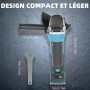 Meuleuse d'angle sans fil compatible avec Makita 18 V, 8500 tr/min, 4 niveaux de vitesse, disque abrasif de 125 mm avec clé de m