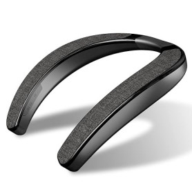 Smalody Haut-Parleur Bluetooth Portable Tour de Cou sans Fil Théâtre Son | 12h d'écoute, son stéréo 3D, micro intégré, enceinte