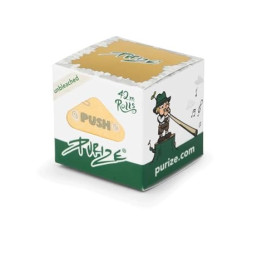 PURIZE® Rolls 42m, papier continu premium à rouler créatif, 42m x 44mm | 14 g/m² pour combustion lente, se déchire facilement à