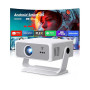 [2026 Version Améliorée] Videoprojecteur 4K &1080P WiFi et Bluetooth Focus électronique Correction à 270 Degrés Projecteur Video