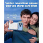 Batterie Externe pour MagSafe, Induction sans Fil Portable Charge Rapide Chargeur, 5000mAh Magnetique Power Bank pour iPhone 12