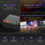 BOSGAME P4ultra Mini PC Ryzen 7 7730U (Jusqu’à 4,5GHz, 8C/16T) Mini Ordinateur, DDR4 16GB RAM, 1TB M.2 PCIe NVMe SSD Mini Bureau