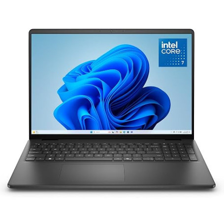 Dell 16 Ordinateur Portable - Intel Core 7 150U, 16GB RAM, 1TB SSD | 16'' 2K antireflet 300 nits, Intel UHD Graphics, Wi‑Fi 6, C