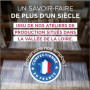 Blanrêve - Lot 2 Oreillers d'antan Plumettes & Percale Moelleux - 60x60 cm | Lot 2 Oreillers percale rayée polycoton - garnissag