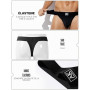 Mauro Kane String Homme Tanga Sexy sous-vêtements Taille Basse Thong | Respirant G-String, Poche 3D, Ceinture Élastique, Ajustés