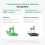 Creality K2 SE Imprimante 3D Multicolore avec CFS, Impression Haute Vitesse à 500 mm/s, Nivellement Automatique, Extrudeuse à En