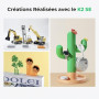 Creality K2 SE Imprimante 3D Multicolore avec CFS, Impression Haute Vitesse à 500 mm/s, Nivellement Automatique, Extrudeuse à En