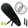 Set de Badminton Professionnel Talbot-Torro | Raquettes en Graphite Ultralégères, Volants en Nylon et Étui de Transport Rembourr