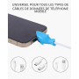 UYRVAPE 6pcs Protecteur de Câble Chargeur Animaux Bite, Mignon Économiseurs de Câble de Charge Panda Requin Hérisson Canard Tigr
