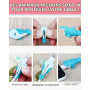 UYRVAPE 6pcs Protecteur de Câble Chargeur Animaux Bite, Mignon Économiseurs de Câble de Charge Panda Requin Hérisson Canard Tigr