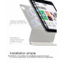 Inateck Coque Clavier iPad A16/10e Gén, Support Magnétique Flottant | Pour 10.9/11", rétroéclairé 7 couleurs, pavé tactile, bras