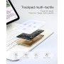 Inateck Coque Clavier iPad A16/10e Gén, Support Magnétique Flottant | Pour 10.9/11", rétroéclairé 7 couleurs, pavé tactile, bras