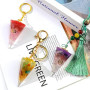 DIYBravo 3 Moules Résine Époxy Cône Hexagonal Pyramide Silicone Pendentif Cube Moule Résine (Trasparente)