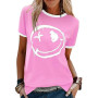 heekpek T Shirt Femme Tee Shirt Haut Top Ete T-Shirts à Manches Courtes Chemises Décontractées en Coton à Col Rond