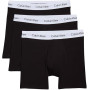 Calvin Klein Boxers Longs Lot de 3 Homme avec Ceinture Emblématique