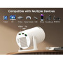 Vidéoprojecteur Compatible 4K Android 14 Mini Video Projecteur Contrôle App | Smart Rétroprojecteur avec Wi-FI 6 & Bluetooth 5.4