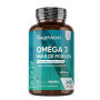 Oméga 3 Huile de Poisson Gélules 2000mg, 240 Gélules Fish Oil Omega 3 | avec EPA 660mg & DHA 440mg, Fish Oil Omega 3 sans Odeur