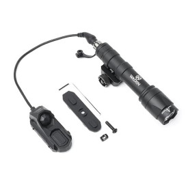 QIRUIMY M600C Lampe de poche LED Torche tactique 600 Lumens,Lumière Scout légère pour mlok Keymod 20mm Picatinny Rail System (No