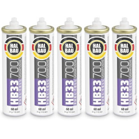 Lot de 5 cartouches de gaz pour appareils à gaz Fuel Cell 115 mm | Cartouche de gaz de rechange Ø32 pour cloueuse à gaz HB33