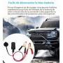 LANMINGLEL Briquet de Batterie Adaptateur 18AWG,12V Briquet de Cigarette Prise Femelle de Batterie Alligator Clips,Câble d'exten