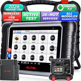Autel MaxiCOM MK808BT Pro Valise Diagnostic Auto, 2026 3K+ Bidirectionnel | 2.0 Sans Fil de MK808 MK808S MK900, 4G+64G 2.4 G & 5