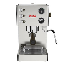 Lelit Victoria Machine à Café Expresso PL91T avec Mousseur à Lait en Acier Inoxydable Brossé