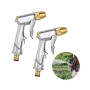 2 buses de tuyau d'arrosage résistantes 100 % résistantes, pistolet pulvérisateur, pistolet à eau de jardin, pistolet pulvérisat