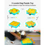 LACCEN Jouet Chien Occupation, Jouet Interactif Chien pour L'entraînement du QI, Stimulation du Cerveau, Puzzle pour Chien pour 