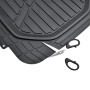 Amazon Basics Lot de 4 tapis de sol et de coffre robustes en PVC pour voitures, SUV, fourgonnettes toutes saisons, Noir