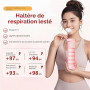 Haltère de Respiration Appareil d'exercice Respiratoire pour les Poumons Appareil d'exercice Abdominal Portable Appareil Équipem