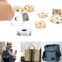 Sinofort 32 Sets Bouton Pression Aimanté, 14mm Fermoir Magnetique pour Sac | 4 Couleurs Bouton Aimanté Couture Pression Aimanté 