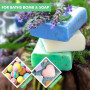 Waysroma Poudre de Mica 30 Couleurs*5g,Set de Pigments de Résine époxy Mica Powder Colorants pour Savon, Peinture, Gloss, Bougie