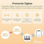 SONOFF Zigbee interrupteur Intelligent, Fonctionne Avec Alexa & Google Home, 4 Pack, NéCessite Une Passerelle Zigbee, NéCessite