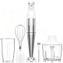 BESROY Mixeur Plongeant 5 en 1, 1100W, Vitesse Progressive, Lames Inox & Protection Anti-rayures, Hachoir Électrique, Fouet, Mou