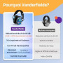 Vanderfields Casque antibruit haut de gamme réduction du bruit à 2 000 Hz pour les enfants