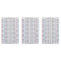 ELEGOO 3pcs Breadboard Carte d'Expérimentation 400 Points Platine d'Essai | PCB sans Soudure pour Arduino