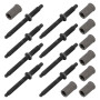 Kit de Joints d'Écrou d'Injecteur pour Berlingo C3 C4 C5 Picasso | 206 207 CC 307 Partner Joints d'Injecteur Diesel 1.6 HDI 1609