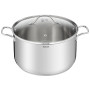 Tefal Intuition XL Grande marmite inox 30 cm / 10 L, Induction, Garantie 5 ans, Acier inoxydable 18/10 première qualité, Taille