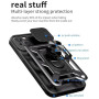 ILING Coque pour Realme GT 8 Pro 5G, Texture Métal Mate Antichoc Dos Rigide PC Housse, Doux Silicone TPU Bumper Étui avec Suppor
