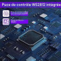 Led Ws2812b 3 X Anneau LED 5V RVB Compatible Avec WS2812B 12-Bit De 50mm - Parfait Pour Arduino Et Raspberry Pi, Pour Une Instal
