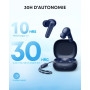 soundcore par Anker P20i Écouteurs Bluetooth sans Fil 5.3 | Conducteurs 10 mm, basses profondes, 30h d'autonomie, étanchéité IPX