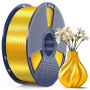 SUNLU PLA+ Silk Filament, Brillante Filament 3D en soie Métallique | Filament d'imprimante 3D SILK PLA PLUS haute résistance, Bo
