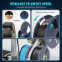 SUNLU PLA+ Silk Filament, Brillante Filament 3D en soie Métallique | Filament d'imprimante 3D SILK PLA PLUS haute résistance, Bo