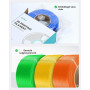 SUNLU Recharge de filament PLA mat 1,75 mm 4 KG, pour imprimante 3D, blanc mat, sans bobine PLA mat, compatible avec les bobines