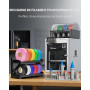 SUNLU Recharge de filament PLA mat 1,75 mm 4 KG, pour imprimante 3D, blanc mat, sans bobine PLA mat, compatible avec les bobines
