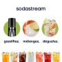 Sodastream TERRA Machine à Soda 1 Bouteille 1L + Cylindre 60L Noire | Sodastream TERRA Machine à Eau Pétillante et Soda | 1 Bout