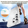 IMEIKONST Coque pour Samsung Galaxy S26 Ultra Pailletée Argenté JXSF | Compatible avec MagSafe, Étui Dos Transparent Magnétique,