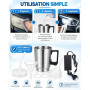 iplusmile Kit Rénovation Phare Voiture Vapeur Polymérisation, Bol Atomisation Chauffant pour Restauration Optiques Opaques et Ra